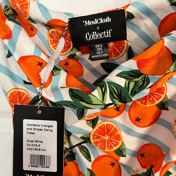 Orange Blossom Swing Dress by ModCloth x Collectif - Picture 4 of 4